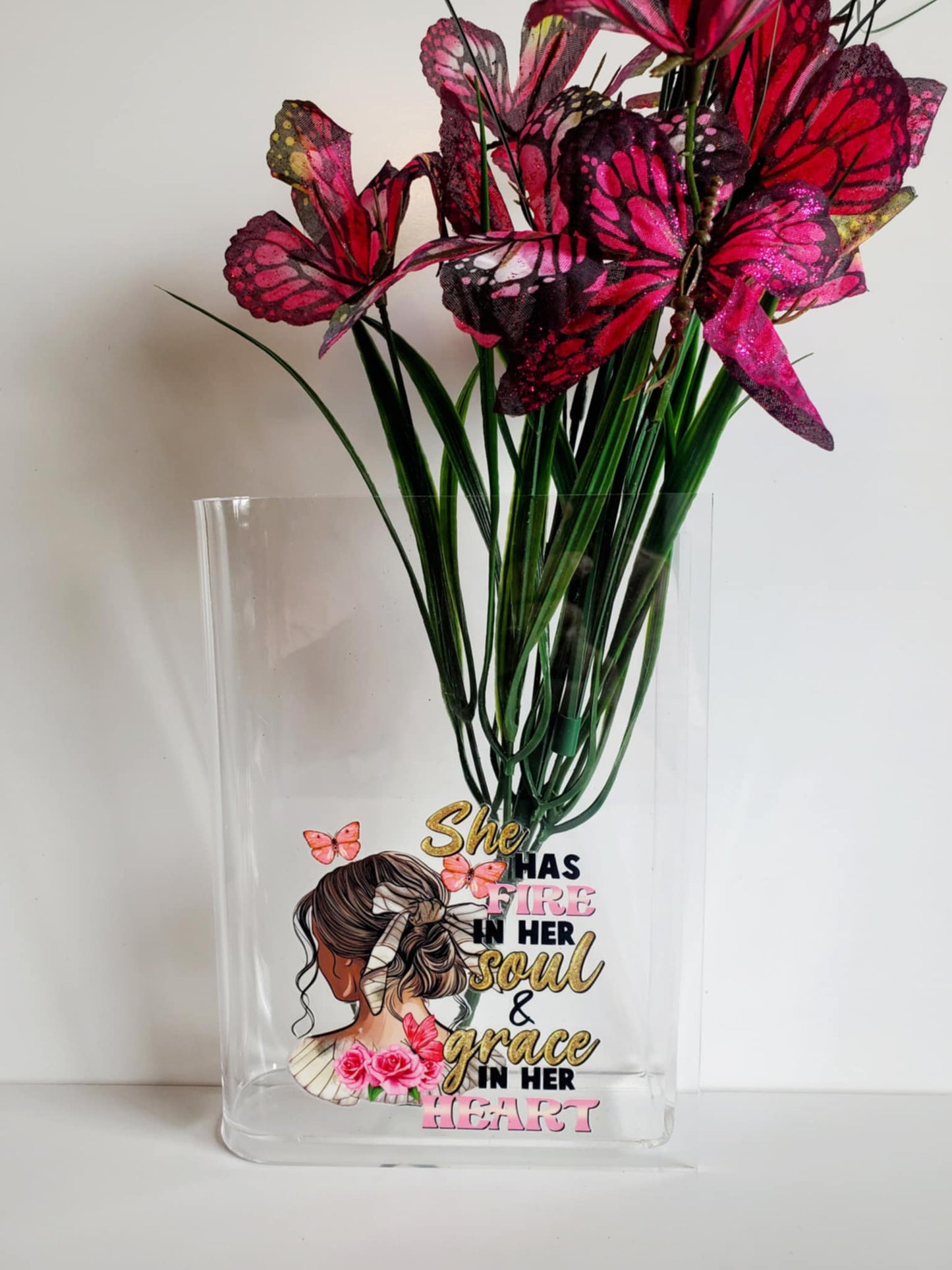 Acrylic Book Vases – Faith & Floral Collection