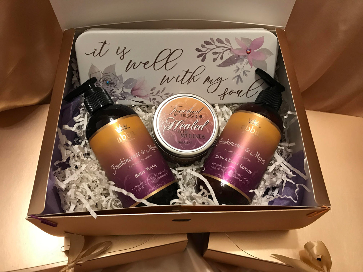 It is well with my Soul.... Frankincense & Myrrh Boxed Gift Set