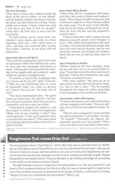 NLT New Believer's Bible: First Steps for New Christians, softcover