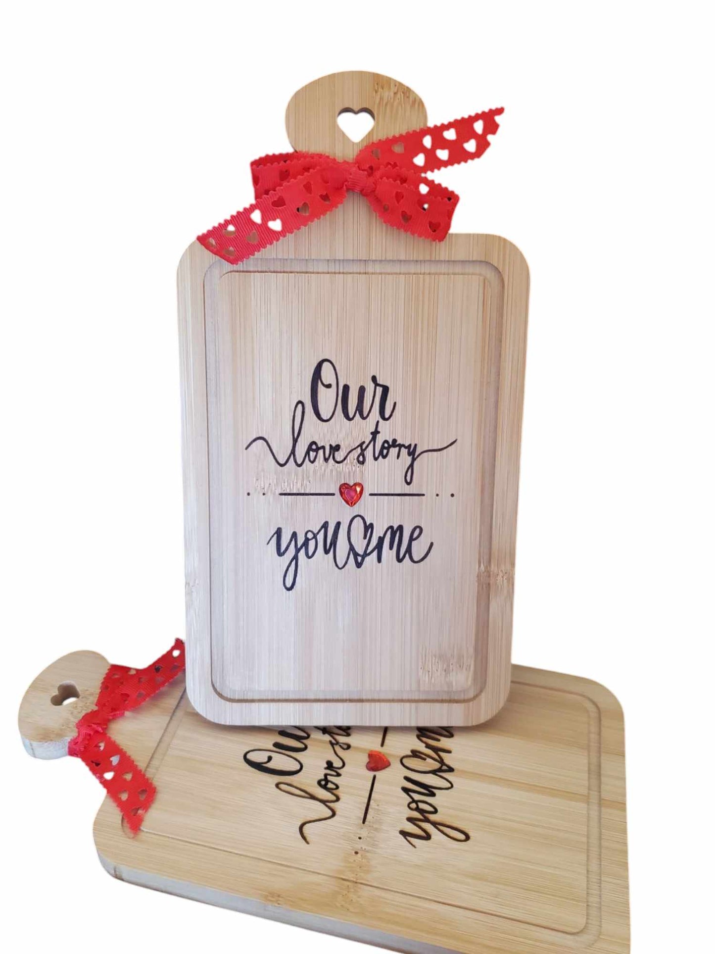 Love Story Bamboo Cutting Boards - Various Prints