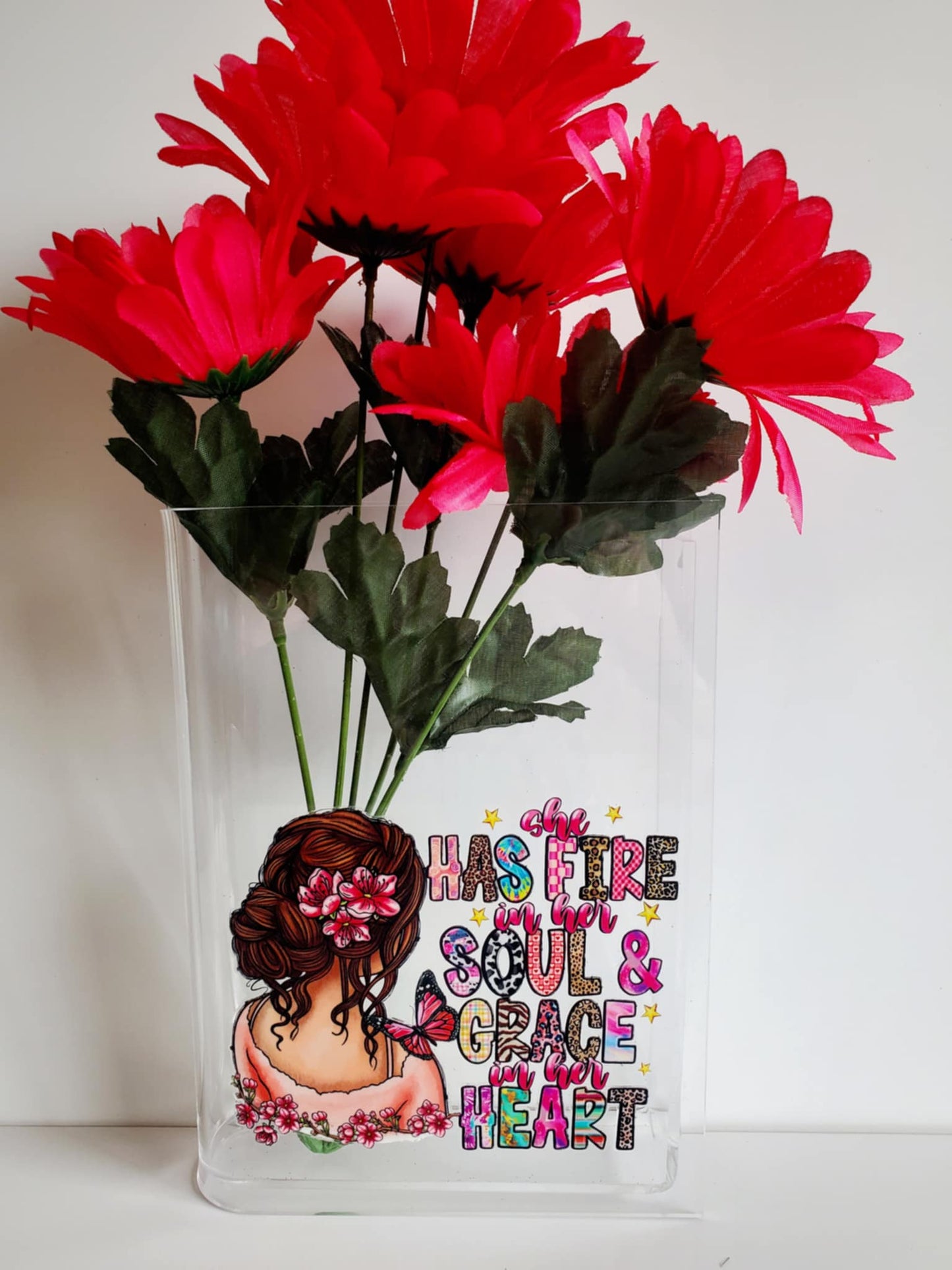 Acrylic Book Vases – Faith & Floral Collection