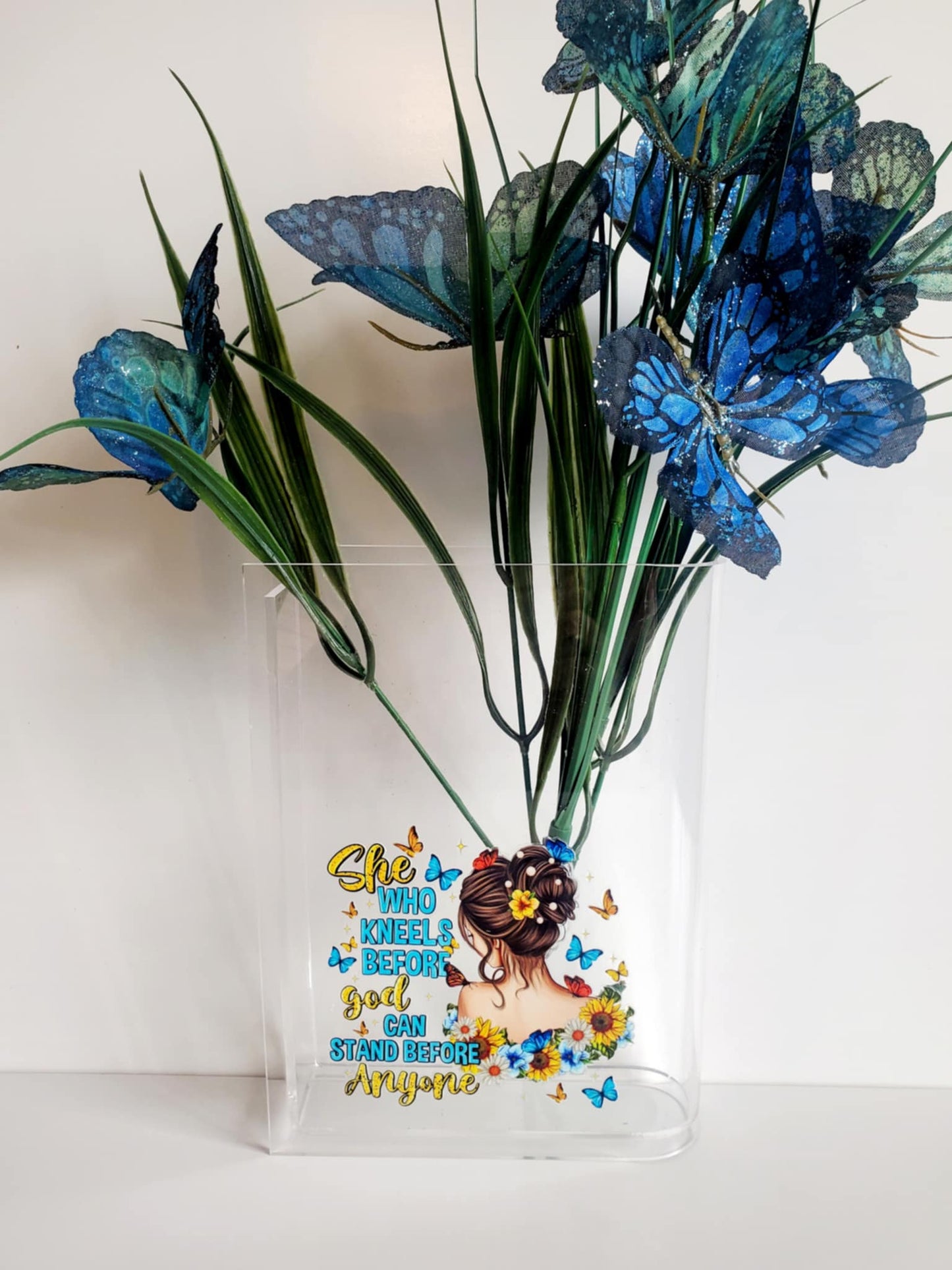 Acrylic Book Vases – Faith & Floral Collection