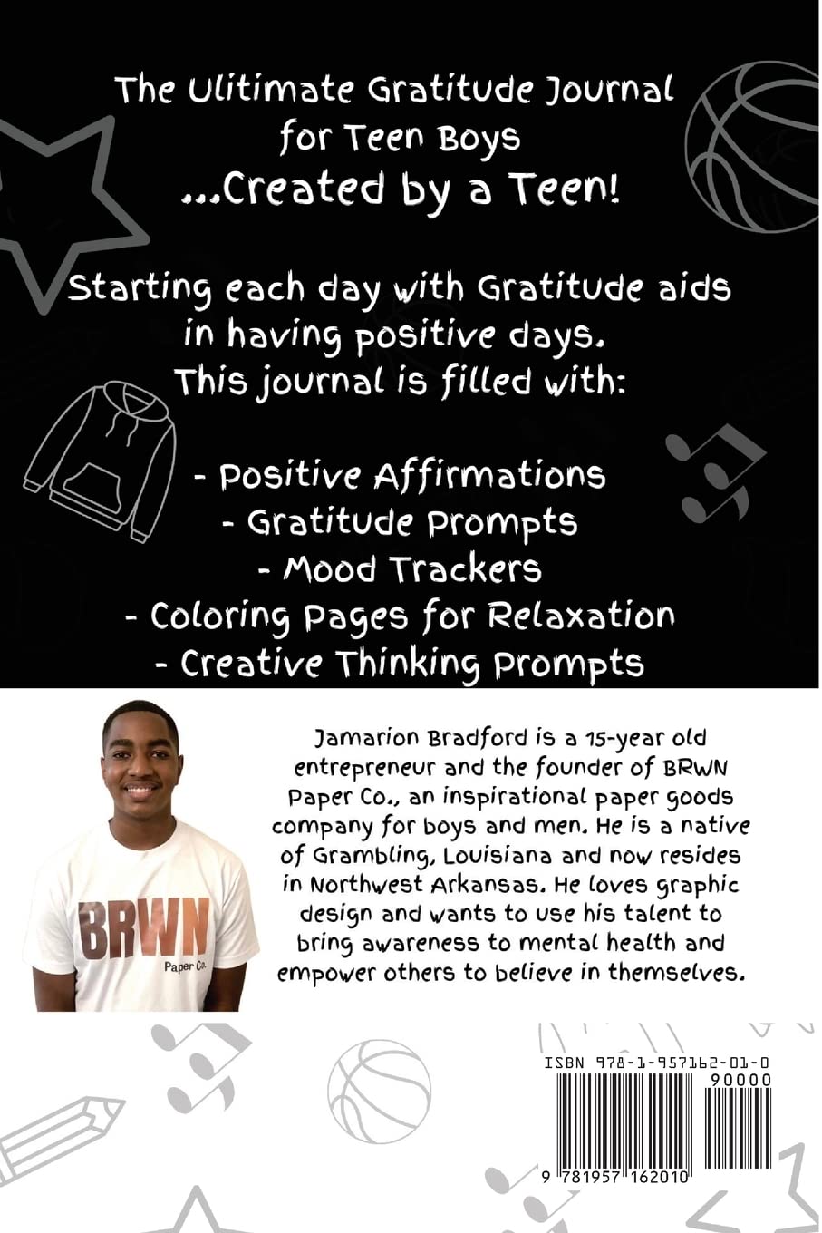 Gratitude Journal: For Teen Boys