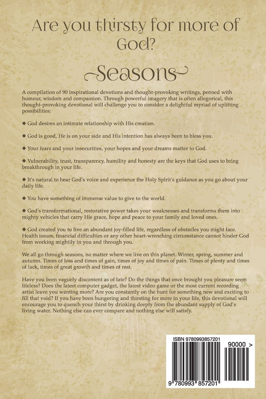 Seasons: Reflections on Changes Throughout Life