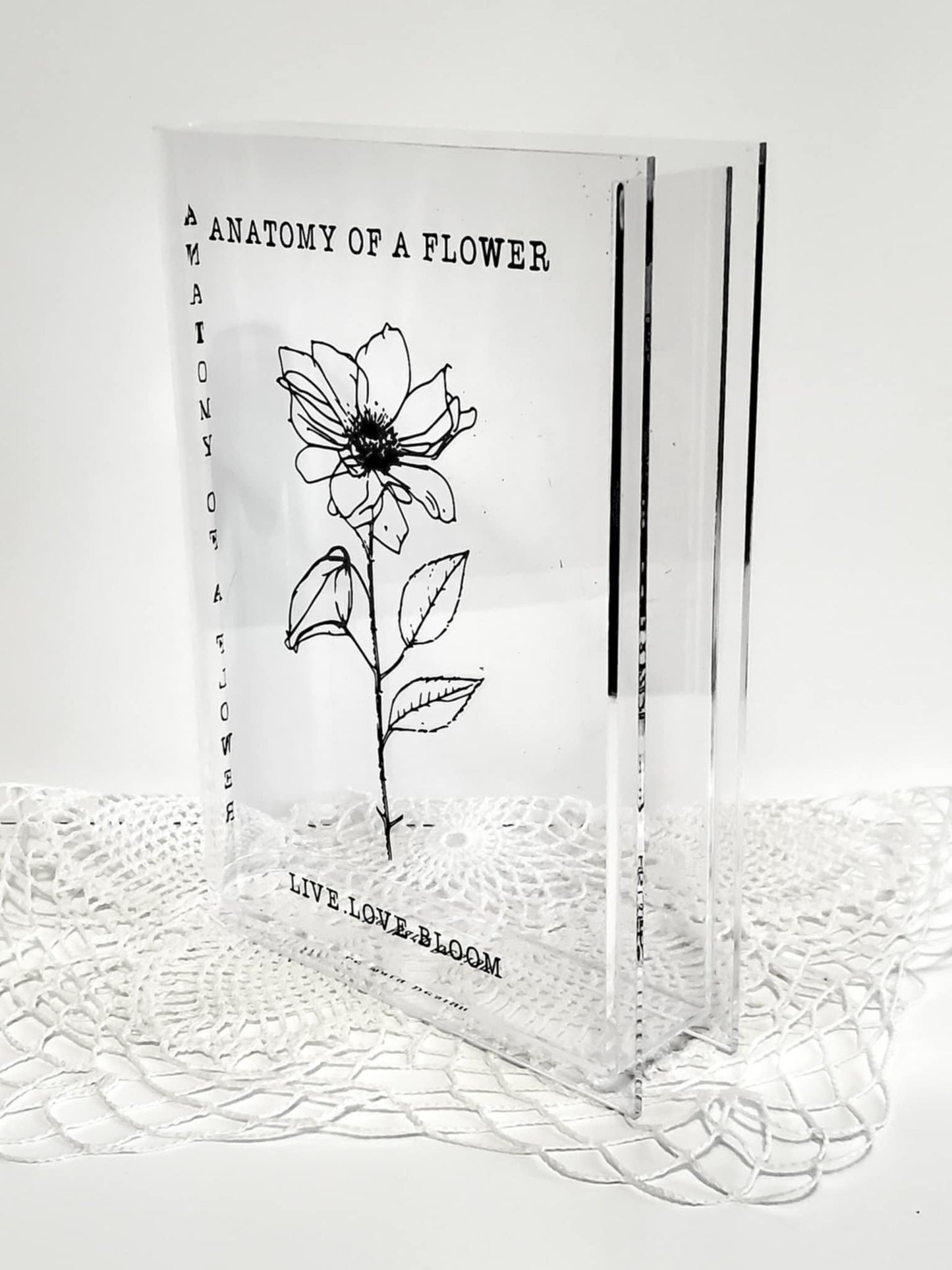 Acrylic Book Vases – Faith & Floral Collection