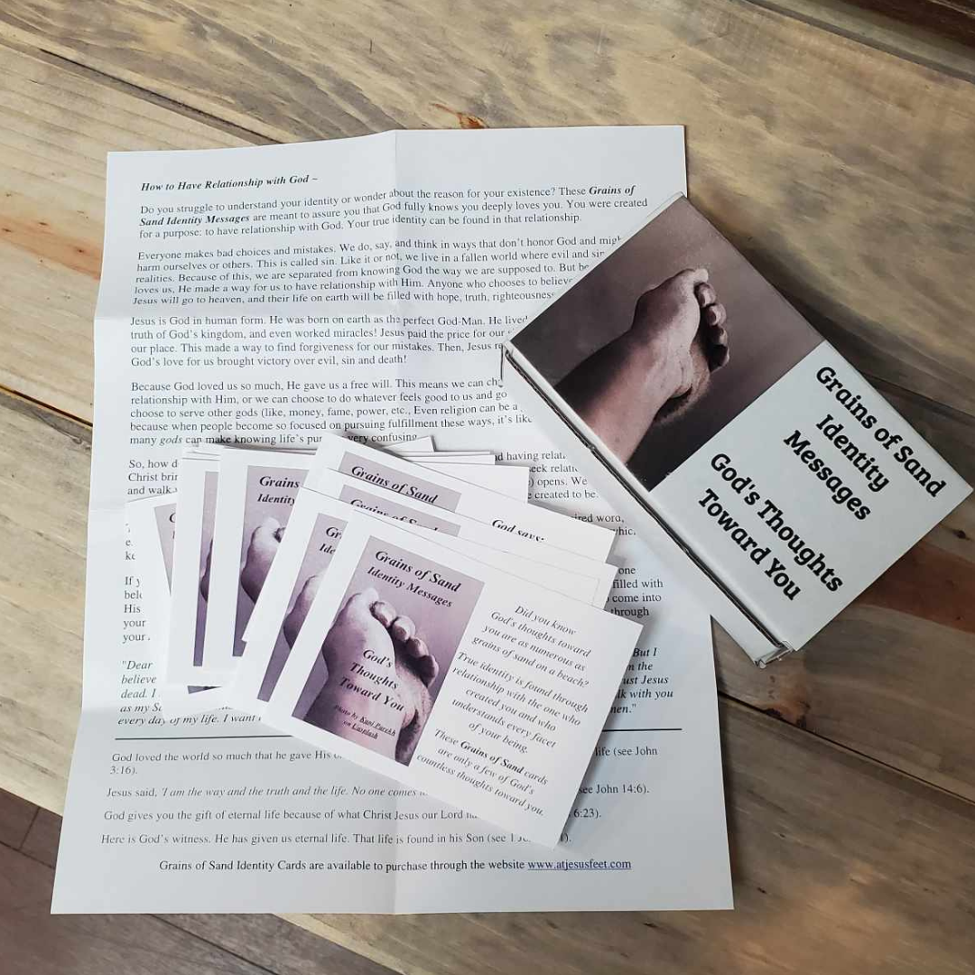 Grains of Sand Identity Message Box