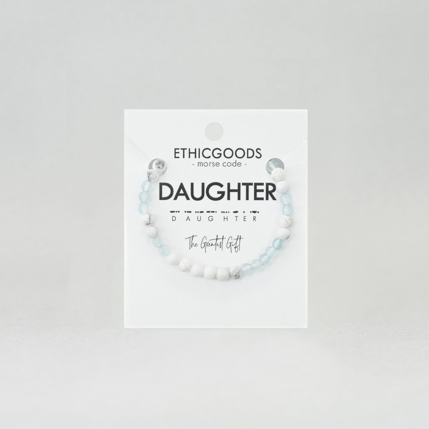MINI Daughter Morse Code Bracelet