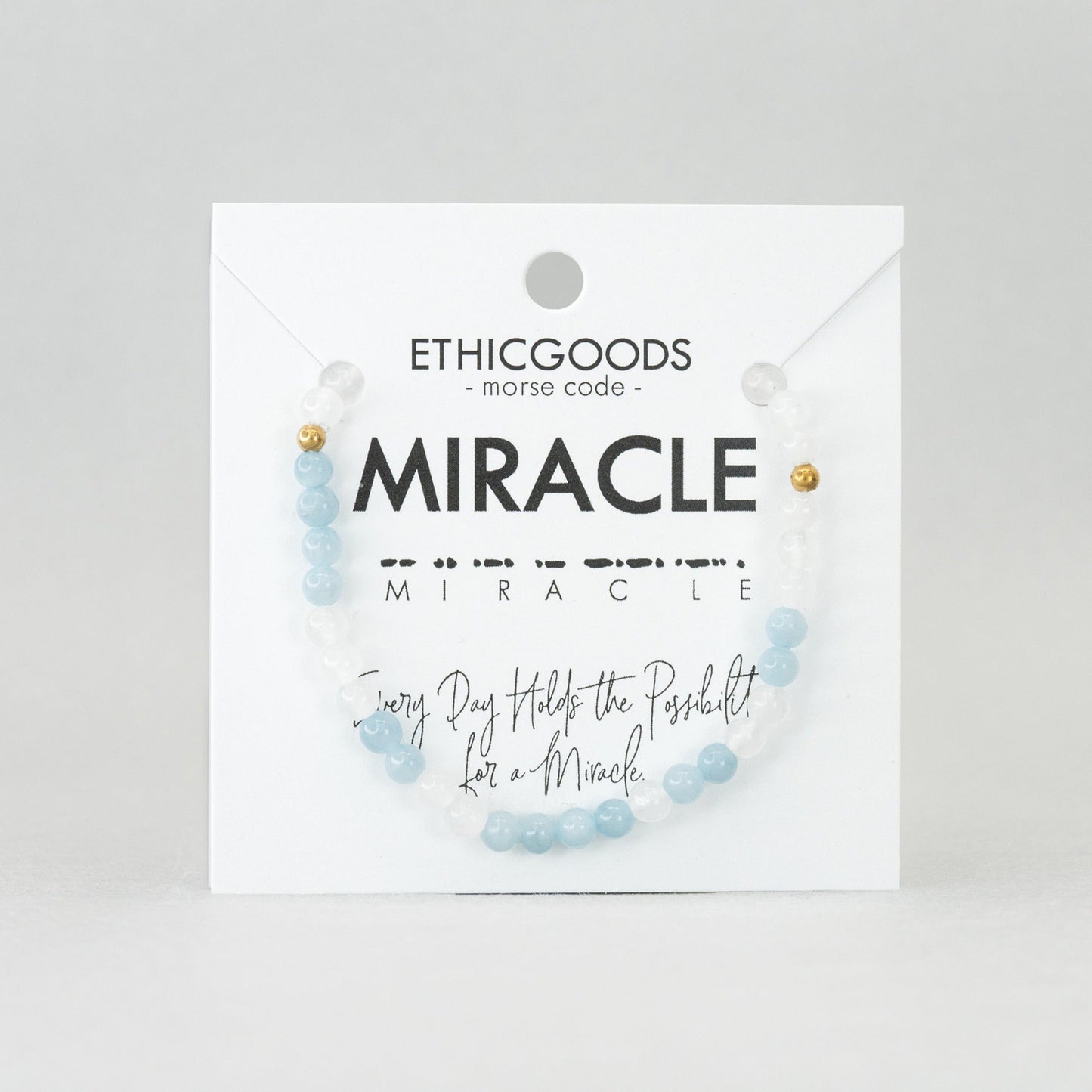 MIRACLE Morse Code Bracelet