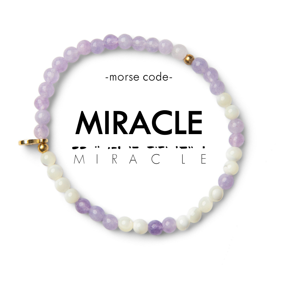 MIRACLE Morse Code Bracelet