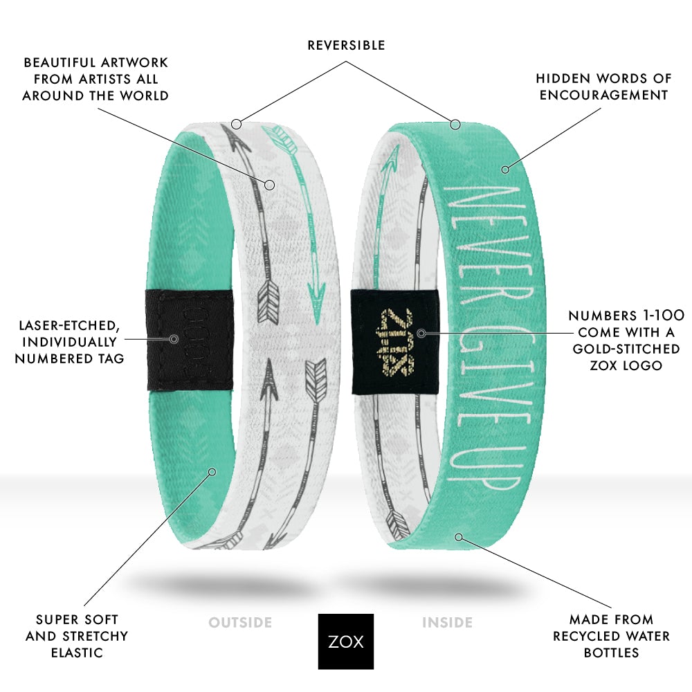 Never Give Up Bracelet by ZOX