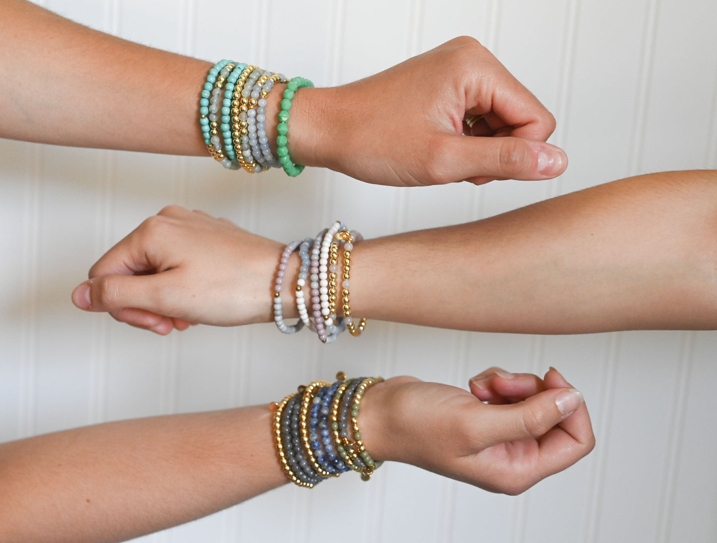 Gold STRENGTH Morse Code Bracelet