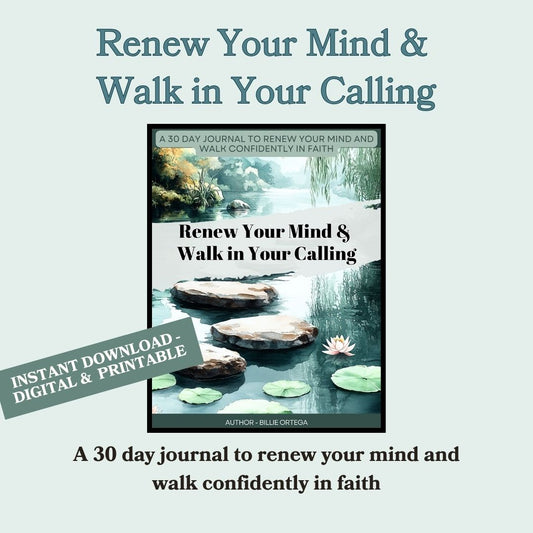Renew Your Mind: A 30 Day Prompting Journal (Digital)