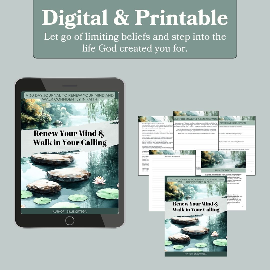 Renew Your Mind: A 30 Day Prompting Journal (Digital)