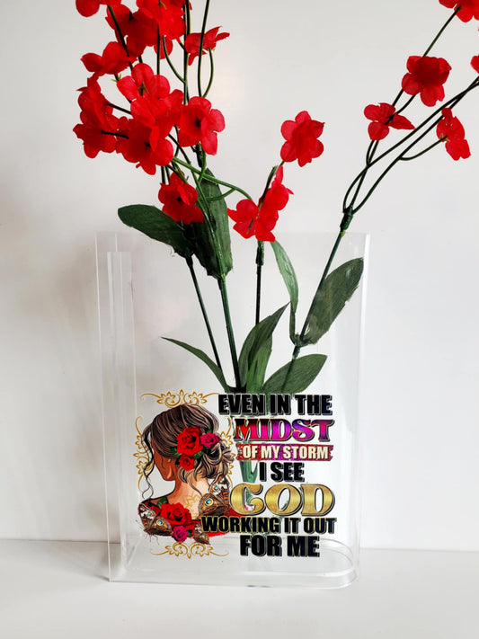 Acrylic Book Vases – Faith & Floral Collection