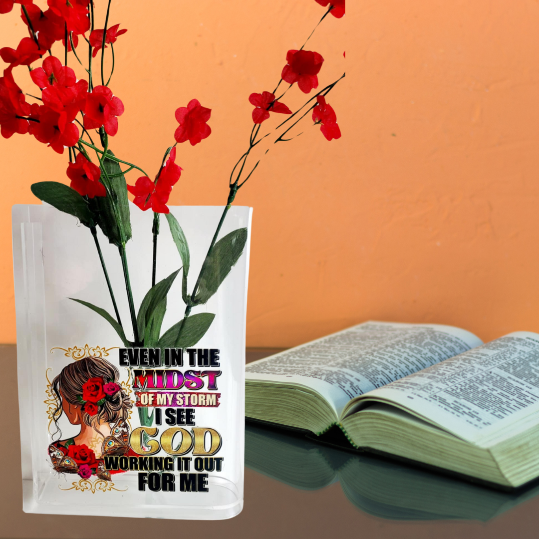 Acrylic Book Vases – Faith & Floral Collection