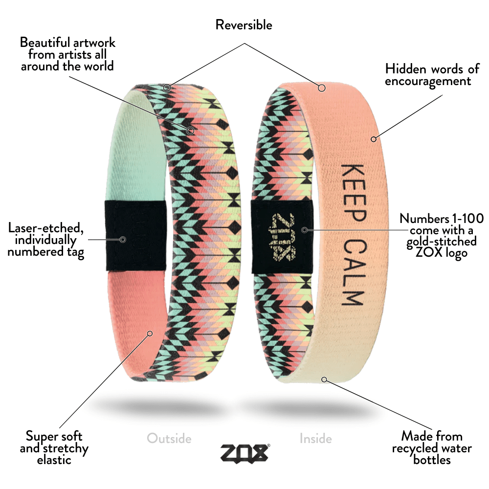 Keep Calm Bracelet by ZOX