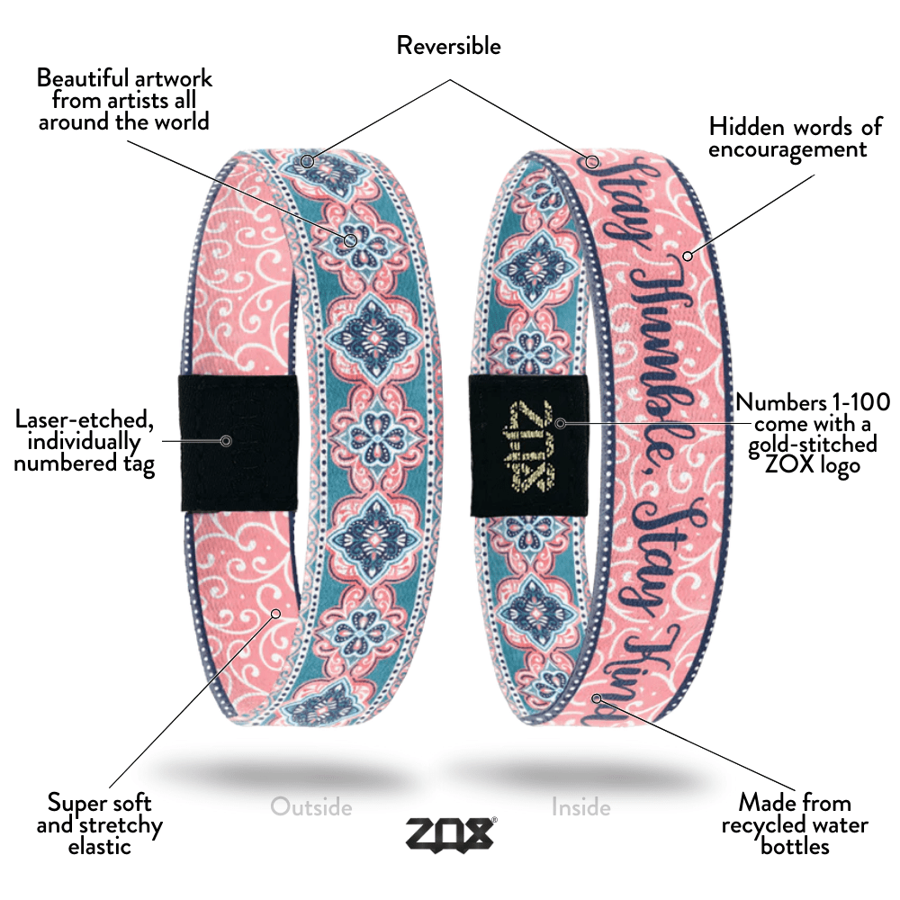 Stay Humble, Stay Kind Bracelet by ZOX