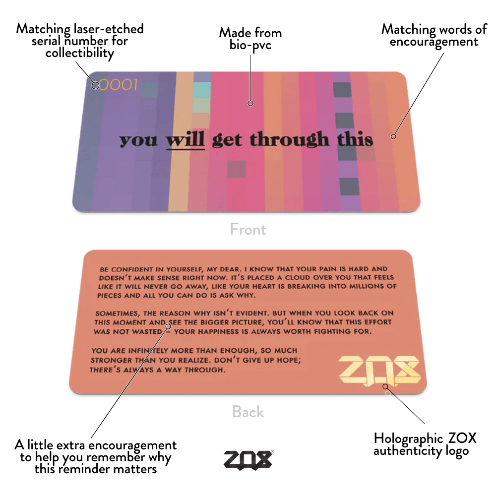 You Will Get Through This Bracelet by ZOX