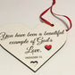 Proverbs 31 Wooden Heart Ornament