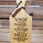 Small Inspirational Bamboo Cutting Boards - Various Print!