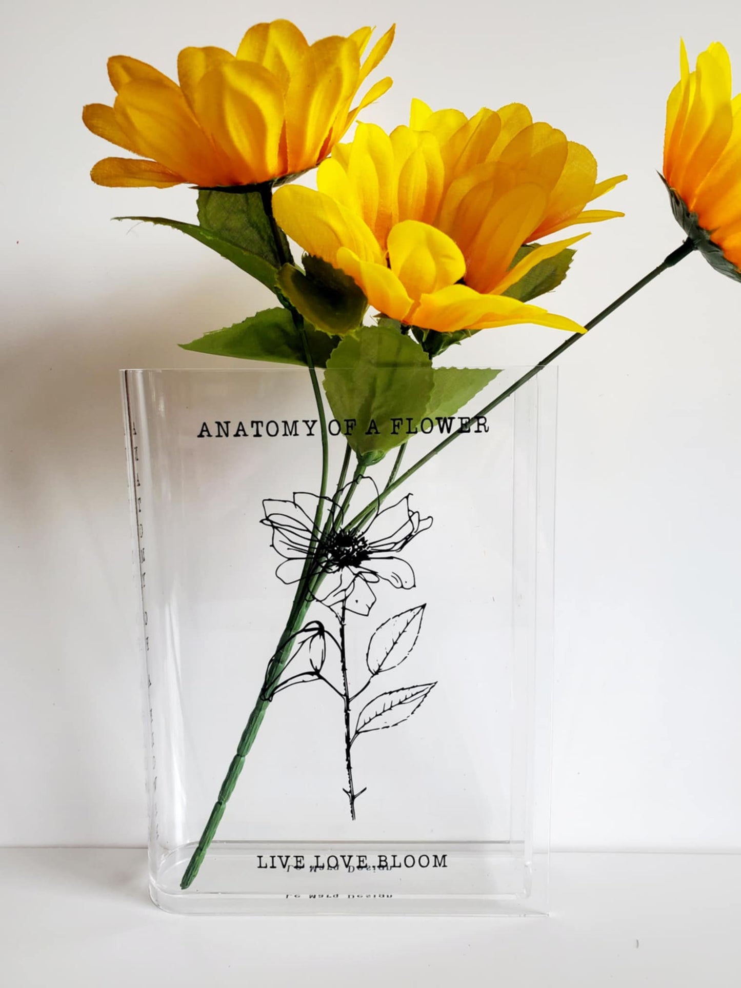 Acrylic Book Vases – Faith & Floral Collection