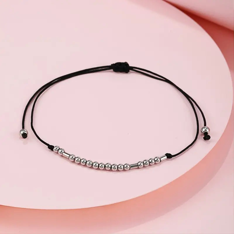 BLESSED Morse Code Bracelet