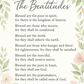 Beatitudes 5x7 Prints - (FREE download)