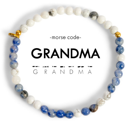 GRANDMA Morse Code Bracelet