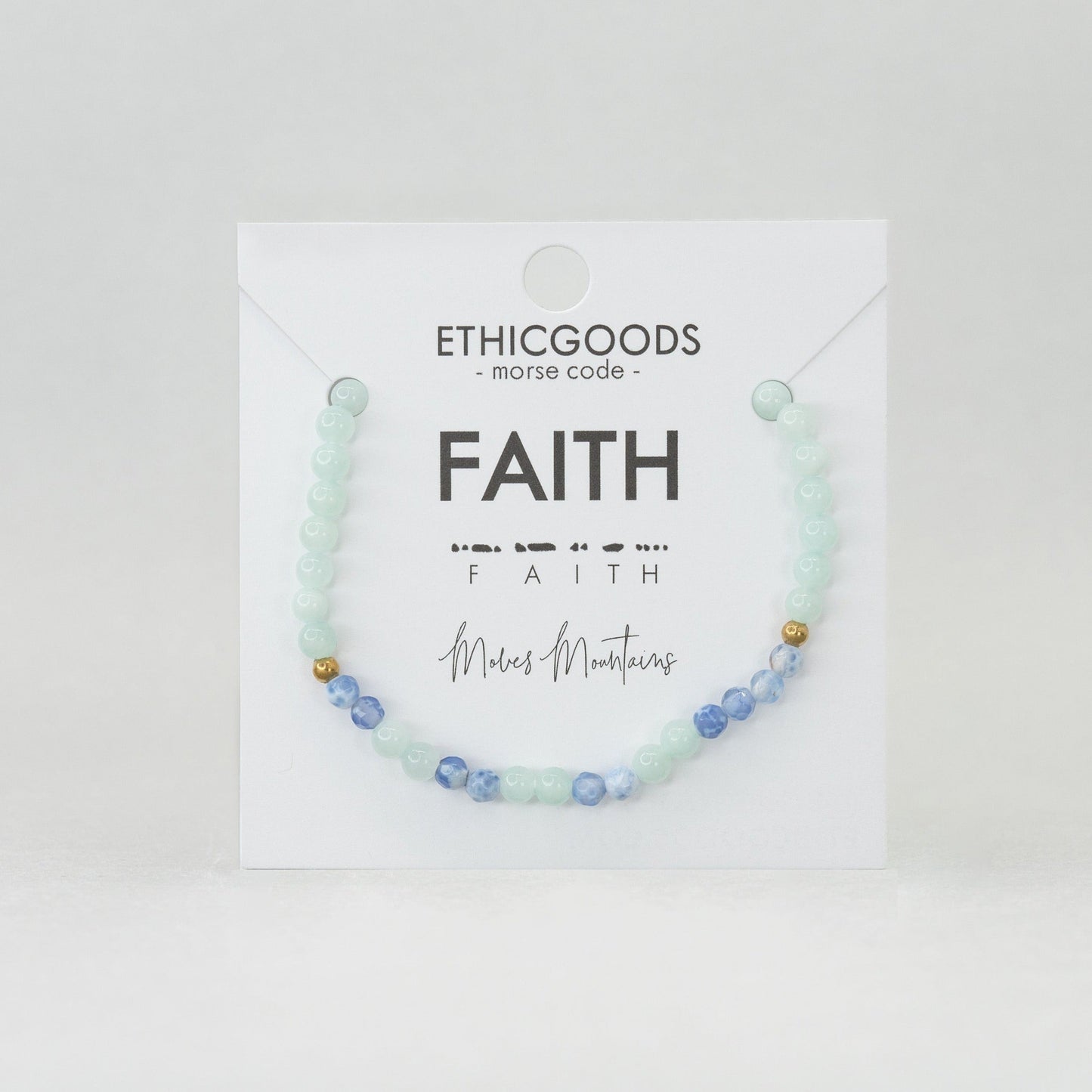 FAITH Morse Code Bracelet