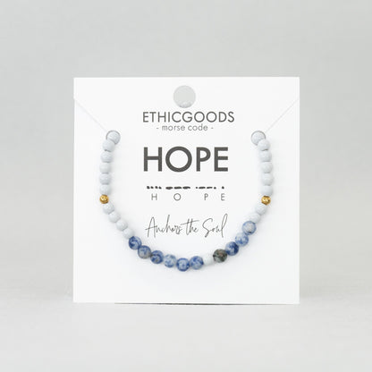 HOPE Morse Code Bracelet