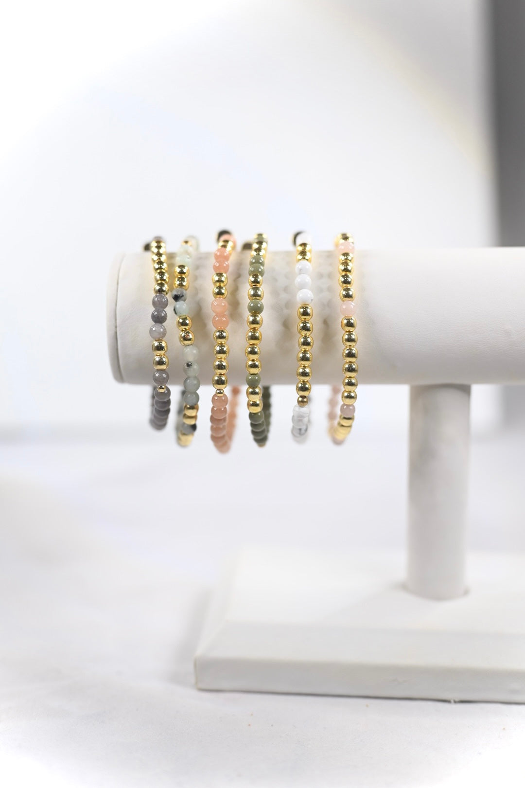 Gold FAITH Morse Code Bracelet