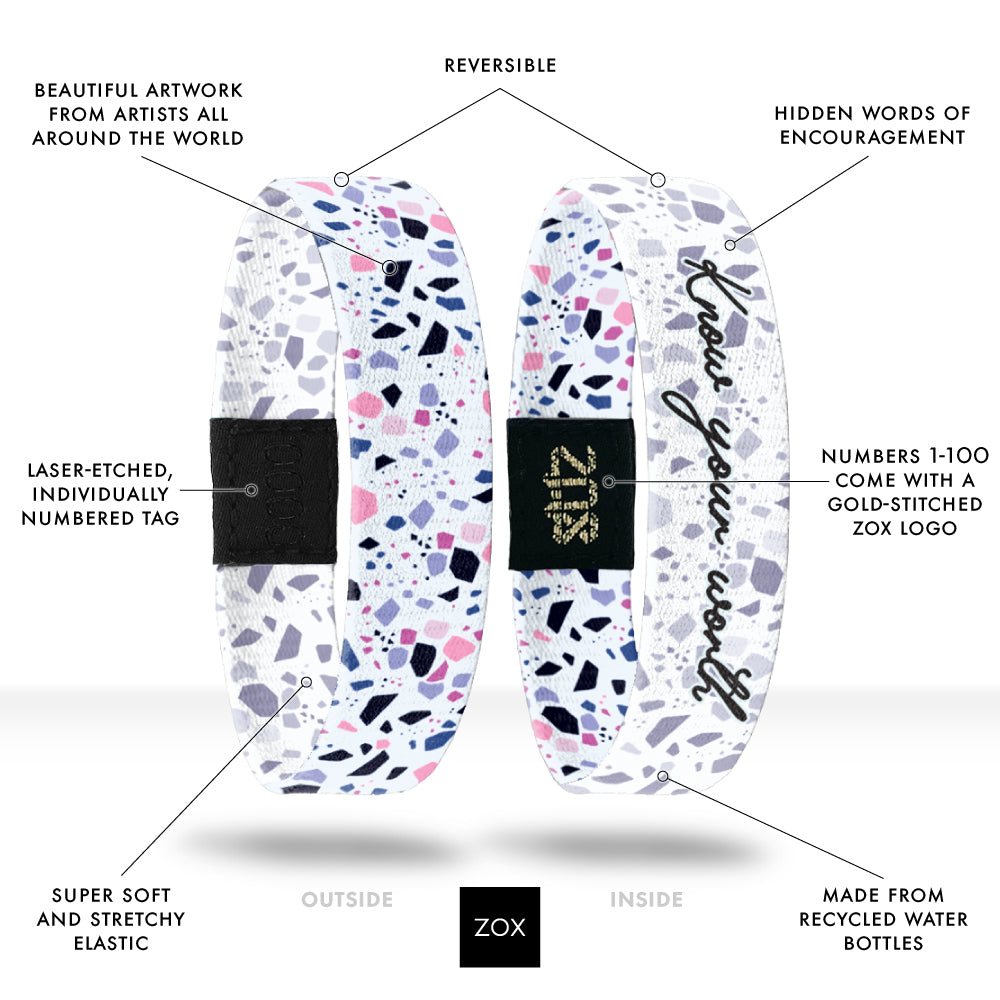 Know Your Worth Bracelet by ZOX