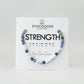 STRENGTH Morse Code Bracelet Extended Size