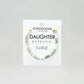 MINI Daughter Morse Code Bracelet