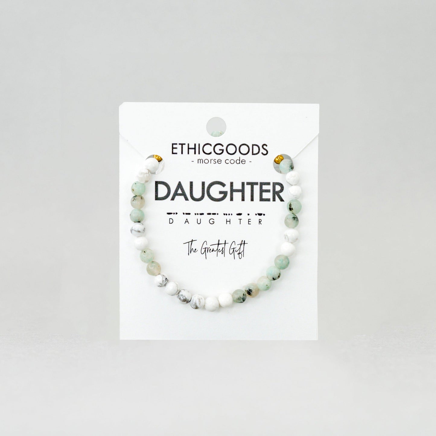 MINI Daughter Morse Code Bracelet