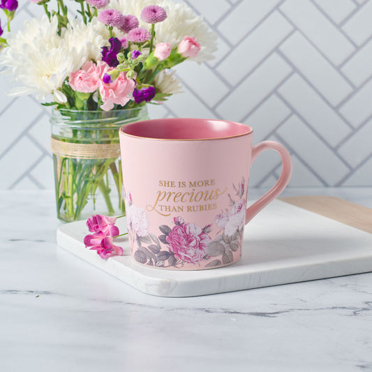 More Precious than Rubies Proverbs 31:10 Coffee Mug