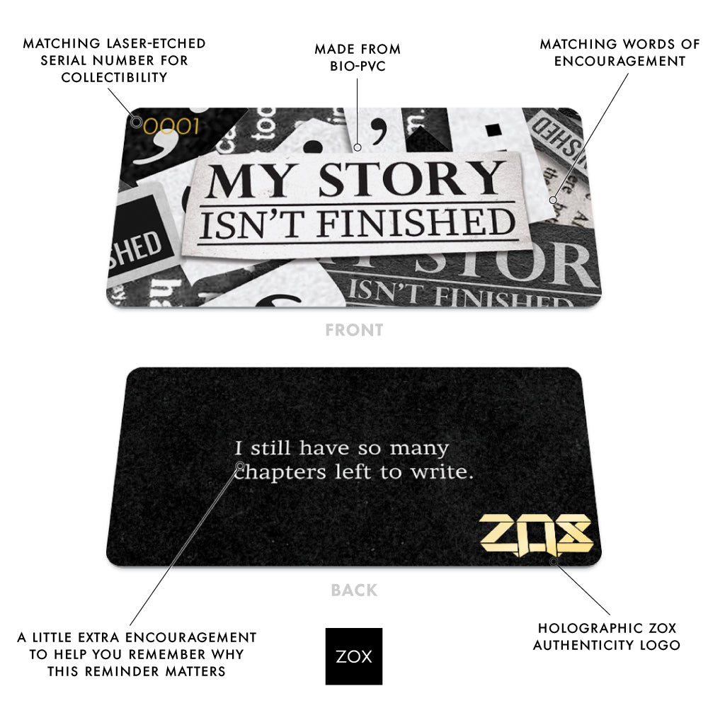 My Story Isn't Finished Bracelet by ZOX