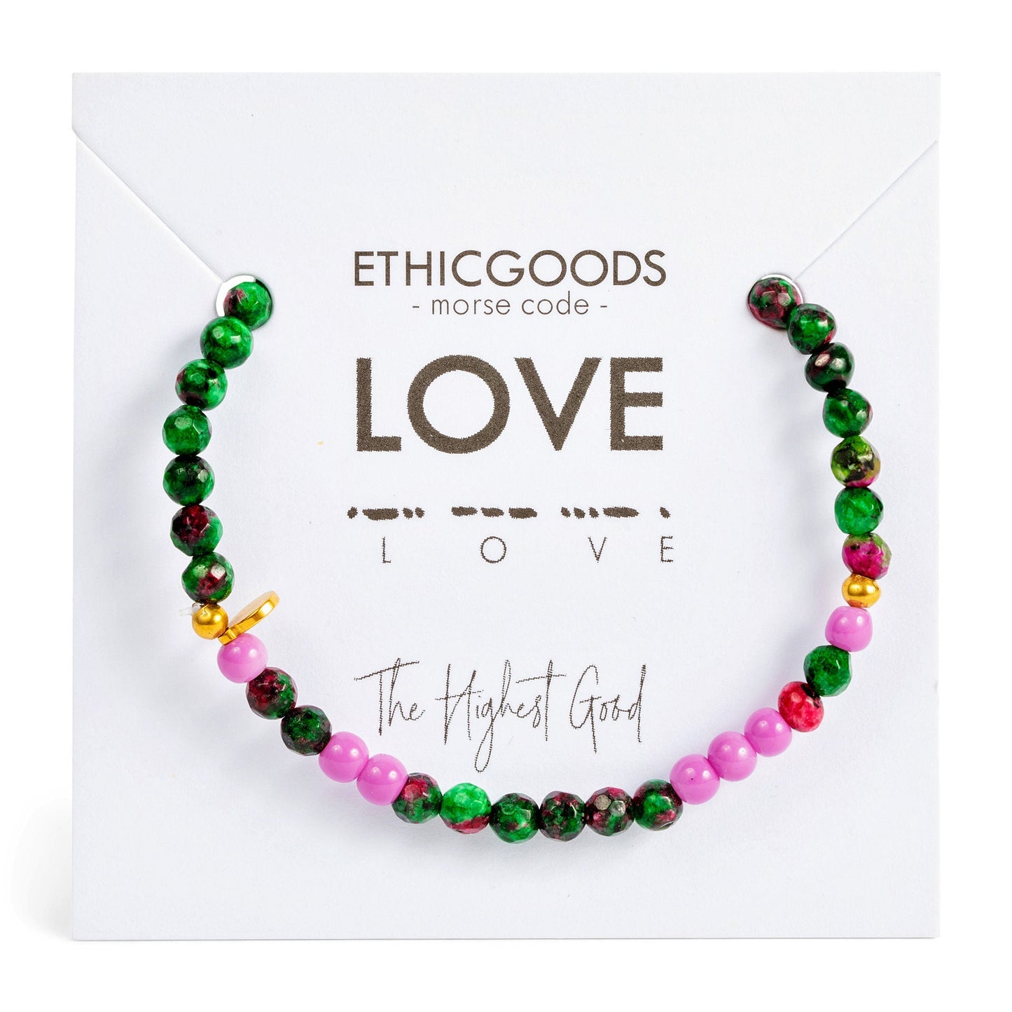 LOVE Morse Code Bracelet
