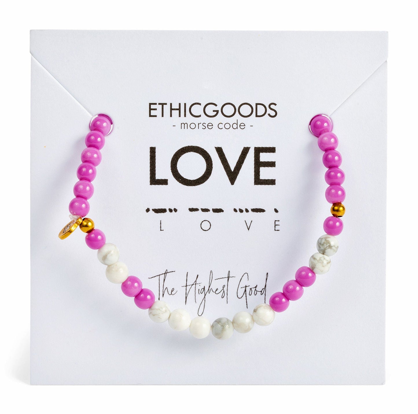 LOVE Morse Code Bracelet