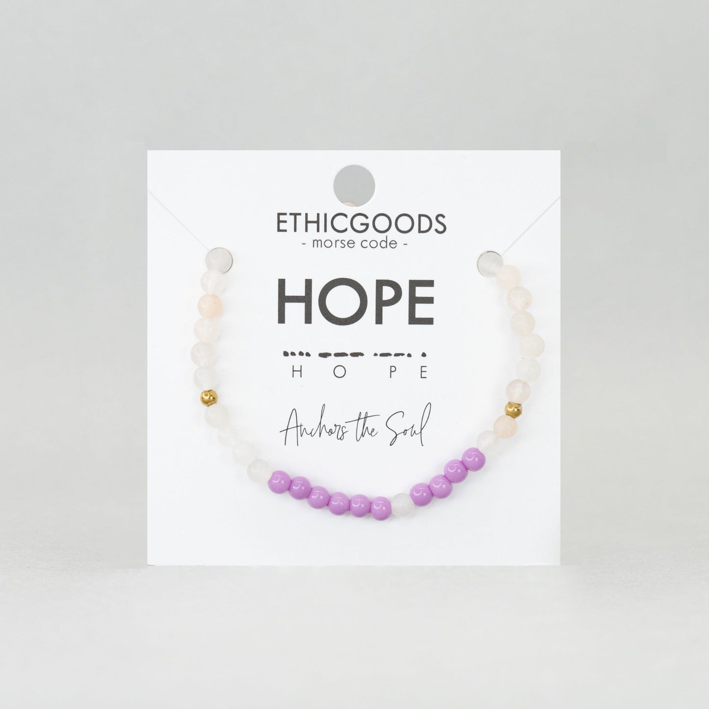 HOPE Morse Code Bracelet Extended Size