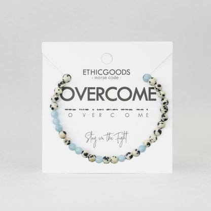 OVERCOME Morse Code Bracelet