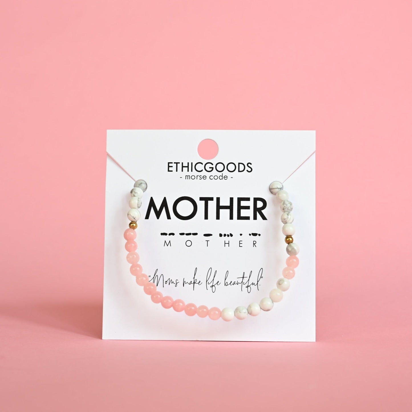 MOTHER Morse Code Bracelet