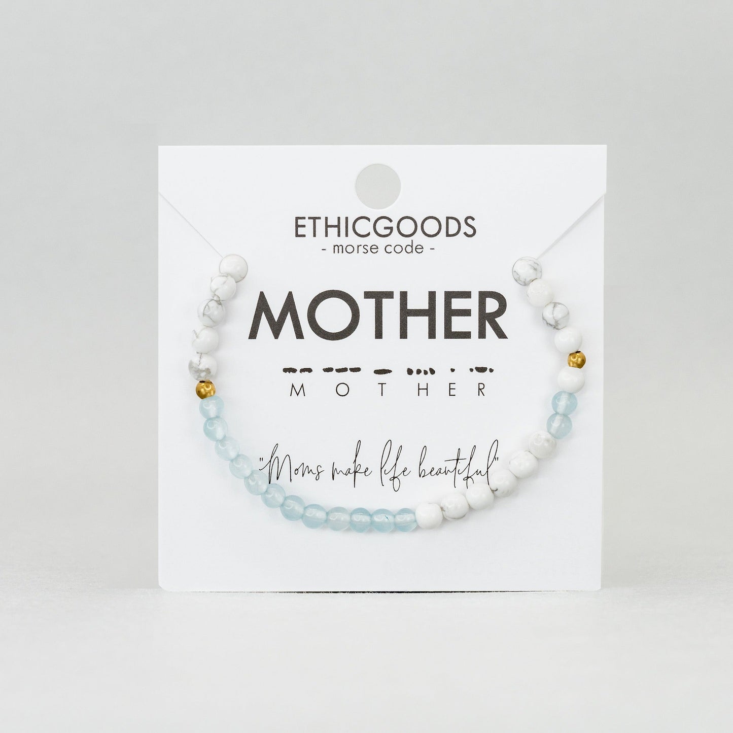 MOTHER Morse Code Bracelet