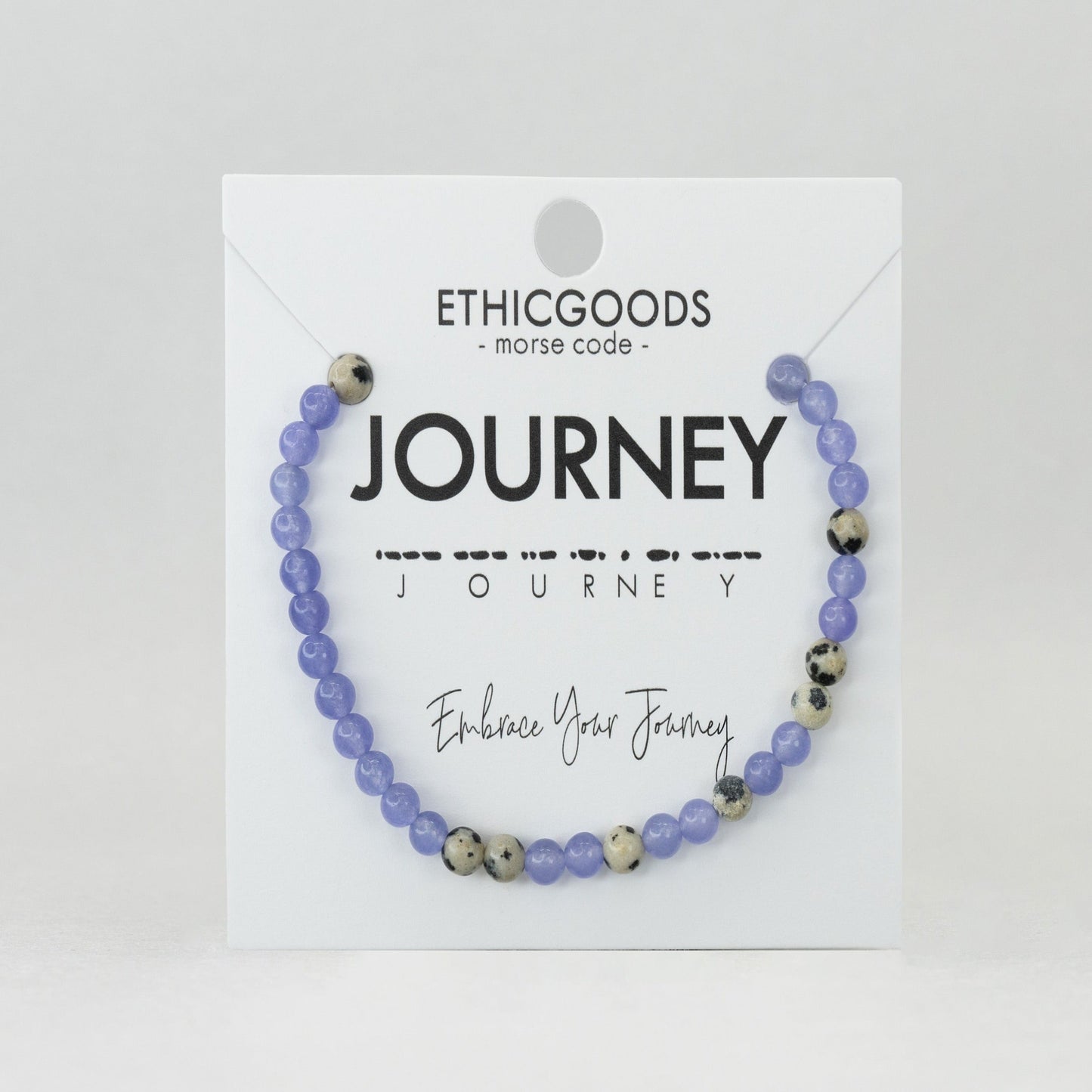 "JOURNEY" Morse Code Bracelet