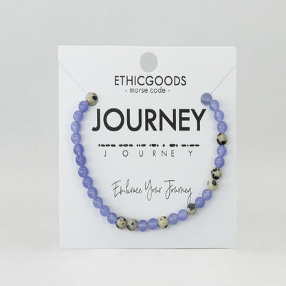 "JOURNEY" Morse Code Bracelet