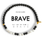 "BRAVE " Morse Code Bracelet