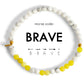 "BRAVE " Morse Code Bracelet