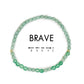 "BRAVE " Morse Code Bracelet