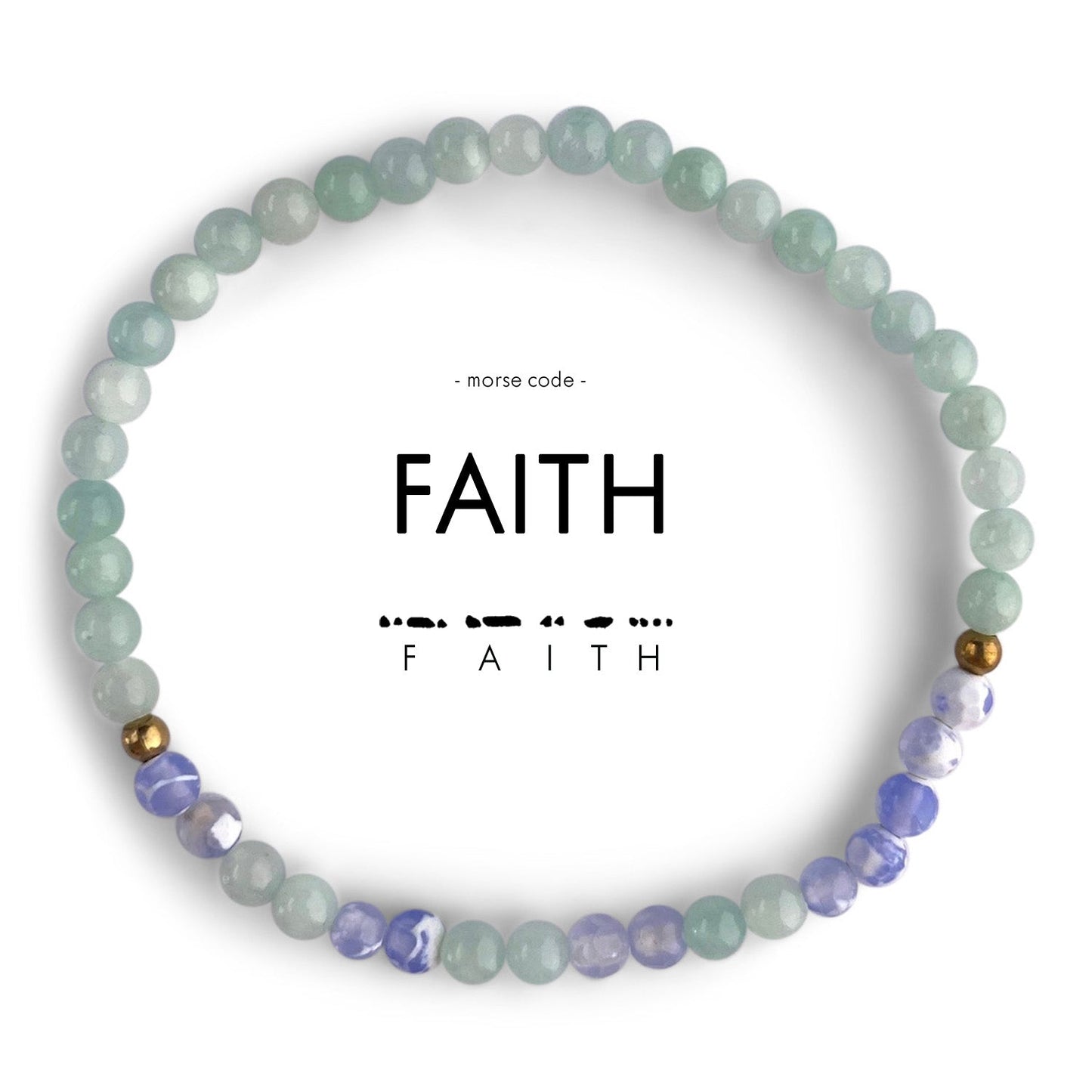 FAITH Morse Code Bracelet