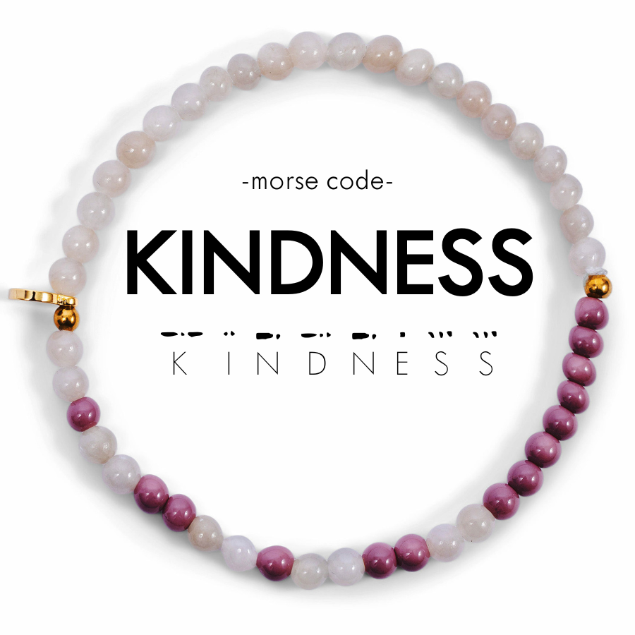 "KINDNESS " Morse Code Bracelet
